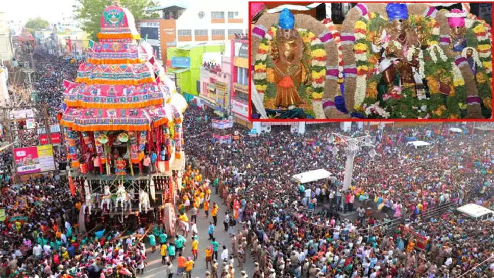 மதுரை மீனாட்சி அம்மன் தேரோட்டம் சித்திரை