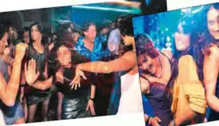 போதையில் பெண்கள் நடனம்