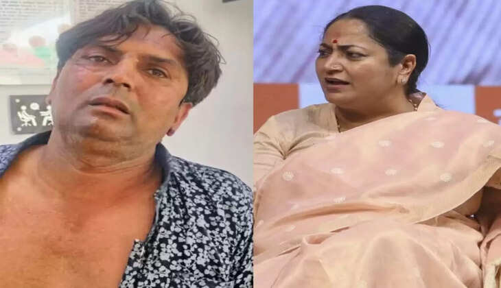 டெல்லி முதல்வர் கன்னத்தில்