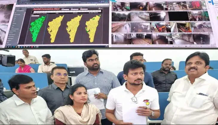 மழை கனமழை உதயநிதி ஆய்வு