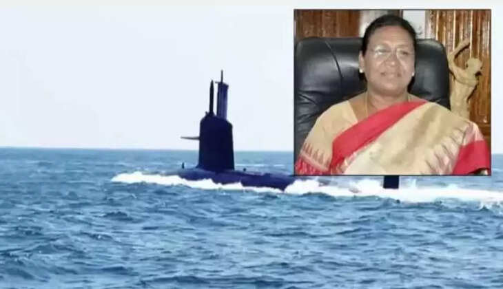 நீர்மூழ்கி திரெளபதி முர்மு ஜனாதிபதி