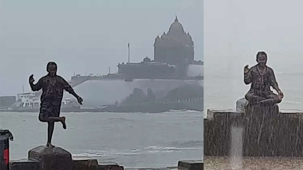 மழையில் யோகா