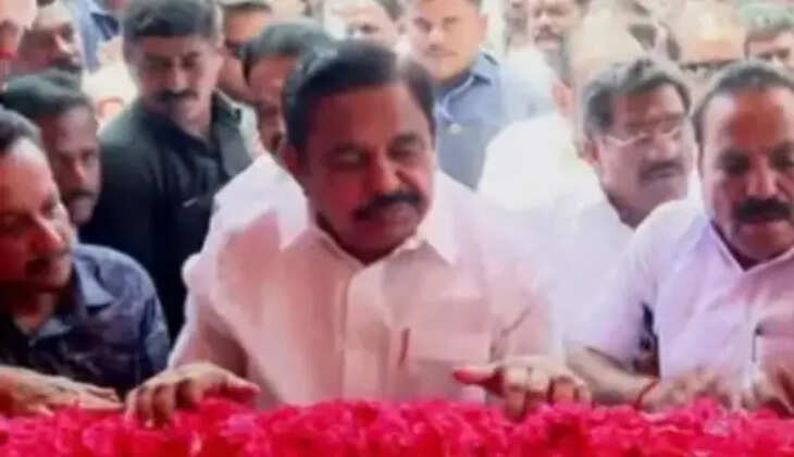 இபிஎஸ் எடப்பாடி அஞ்சலி