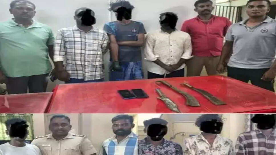 &nbsp; தொடர் கொலைகள்... தூத்துக்குடியில் 9 ரவுடிகள் கைது.. பயங்கர ஆயுதங்கள் பறிமுதல்!