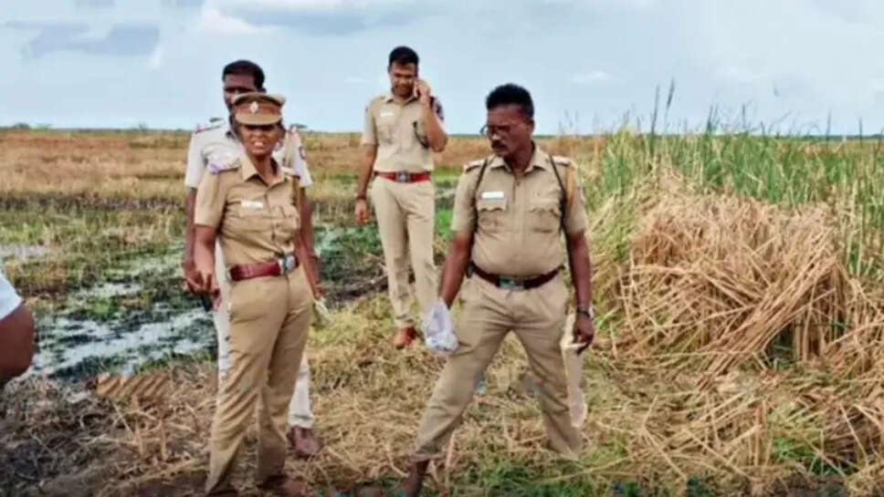 வயல்வெளி கொலை சடலம் ஏரிந்த நிலையில் இளம்பெண் பாலியல்