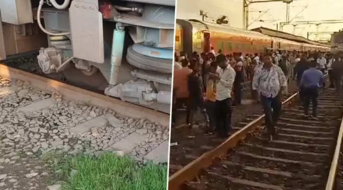 தடம் புரண்ட ரயில்