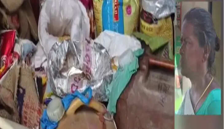 &nbsp;அதிர்ச்சி... 1200 கிலோ ரேஷன் அரிசி, 170கிலோ துவரம் பருப்பு உட்பட வீட்டுக்குள் பதுக்கி வைக்கப்பட்ட ரேஷன் பொருட்கள்!