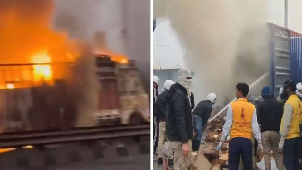 பெட்ரோல் பங்க் தீவிபத்து