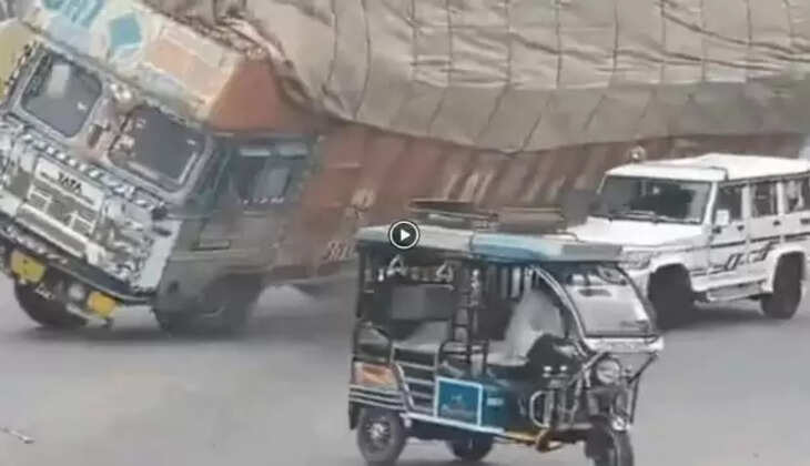 சரக்கு லாரி விபத்து