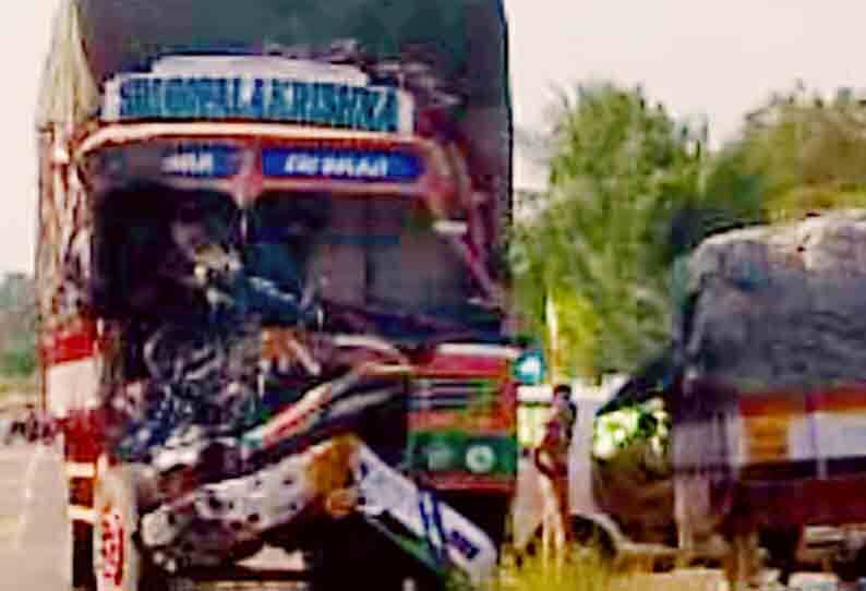 லாரி விபத்து