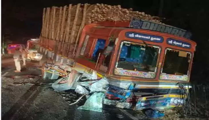 லாரி விபத்து