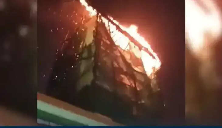 கோவிலில் தீவிபத்து 