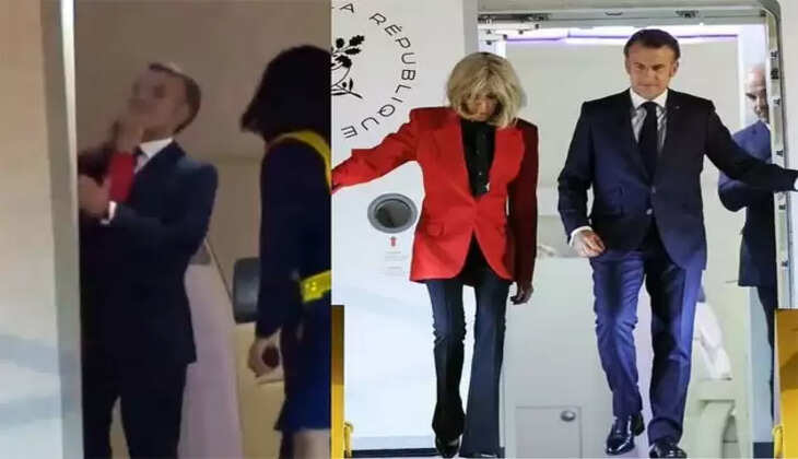 பிரான்ஸ் அதிபர் முகத்தில் பளார் விட்ட மனைவி? இம்மானுவேல் மாக்ரோன் விளக்கம்!