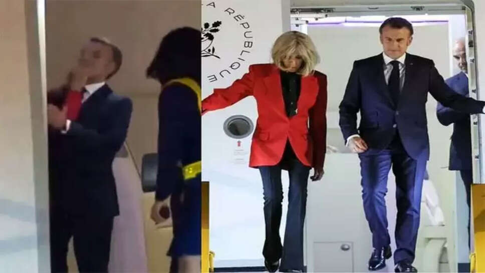 பிரான்ஸ் அதிபர் முகத்தில் பளார் விட்ட மனைவி? இம்மானுவேல் மாக்ரோன் விளக்கம்!