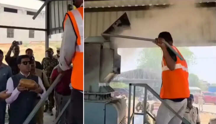 கஞ்சா எரித்து அழிப்பு