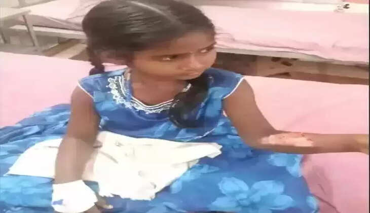 சிறுமி காயம்