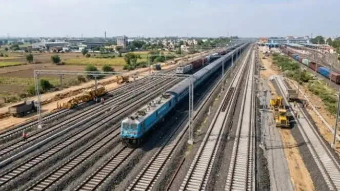 இந்தியன் ரயில்வே ரயில் தண்டவாளம் தென்னக தெற்கு