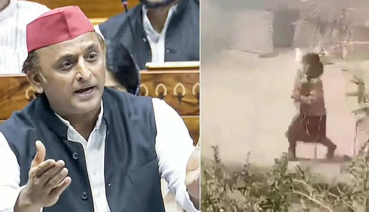 நெஞ்சை உறைய வைக்கும் வீடியோ... தீப்பிடித்து எரிந்த குடிசையிலிருந்து புத்தகங்களுடன் ஓடி வந்த சிறுமி!