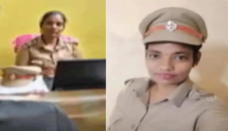 காதலனை கரம்பிடிக்க எஸ்.ஐ. வேடம் போட்ட இளம்பெண்... காதல் ஜோடி கைது!