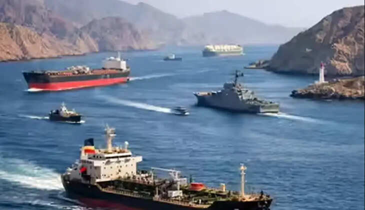 ஹார்முஸ் ஜலசந்தி பாரசீக வளைகுடா இந்தியக் கப்பல்