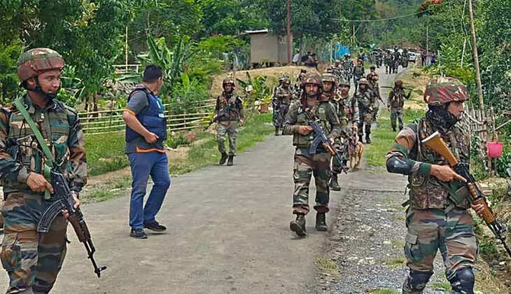மணிப்பூர் என்கவுண்டர் பயங்கரவாதிகள் பாதுகாப்புப் படை சுட்டுக்கொலை