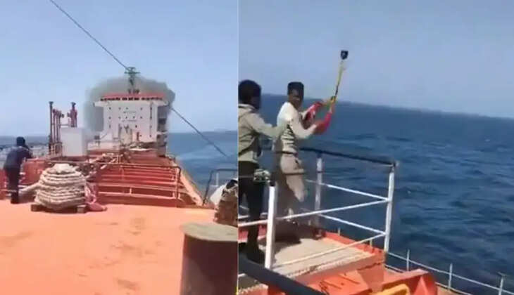 சரக்கு கப்பல் இந்திய மாலுமிகள் மீது தாக்குதல்