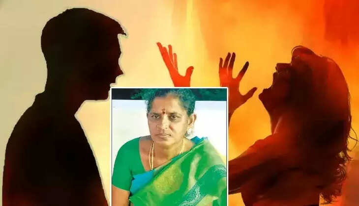 குடும்ப தகராறில் விபரீதம்... மனைவியை உயிரோடு எரித்துக் கொன்ற கணவன்!