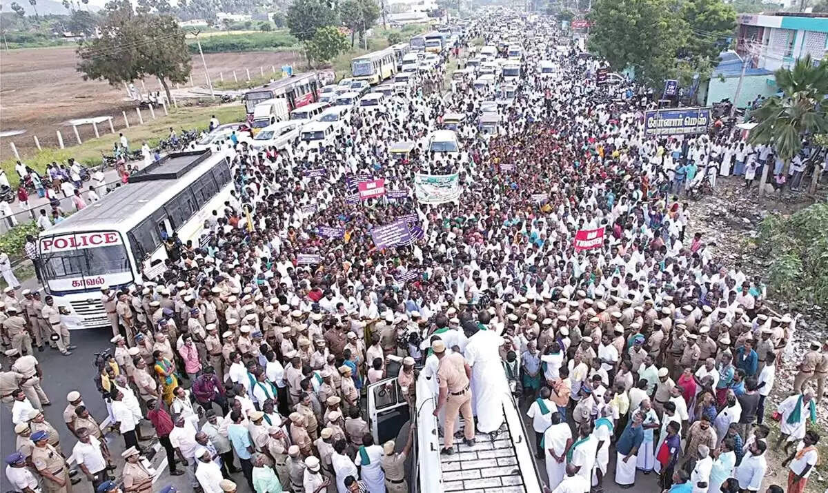 டங்ஸ்டன் எதிர்ப்பு பேரணி... 5000 பேர் மீது வழக்குப்பதிவு!