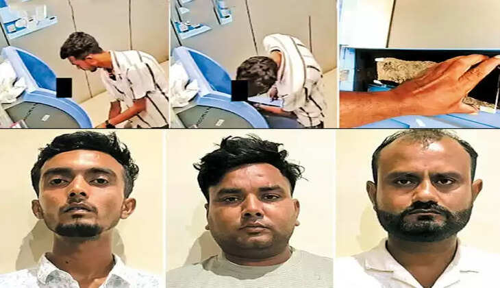 உஷார்... ஏடிஎம் மிஷினில் கருப்பு சிப்... லட்சக்கணக்கில் கொள்ளை... 3 பேர் கைது!