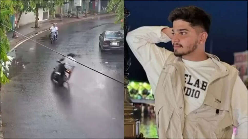 &nbsp;நெஞ்சை உறைய வைக்கும் வீடியோ.. அதிவேகமாக சென்ற பைக் கட்டிட சுவரில் மோதி &nbsp;தூக்கி வீசப்பட்டு பலியான மருத்துவ மாணவர்! &nbsp;