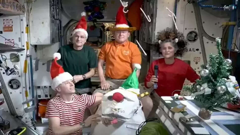 விண்வெளி மையத்தில் கிறிஸ்துமஸ் கொண்டாடினார் சுனிதா வில்லியம்ஸ்!