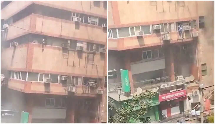 அடுக்கு மாடி கட்டிடத்தில் திடீர் தீவிபத்து