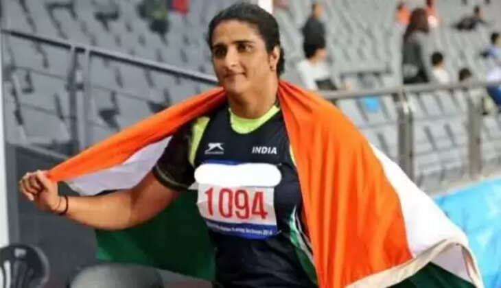 வட்டு எறிதல் இந்திய வீராங்கனை சீமா பூனியா