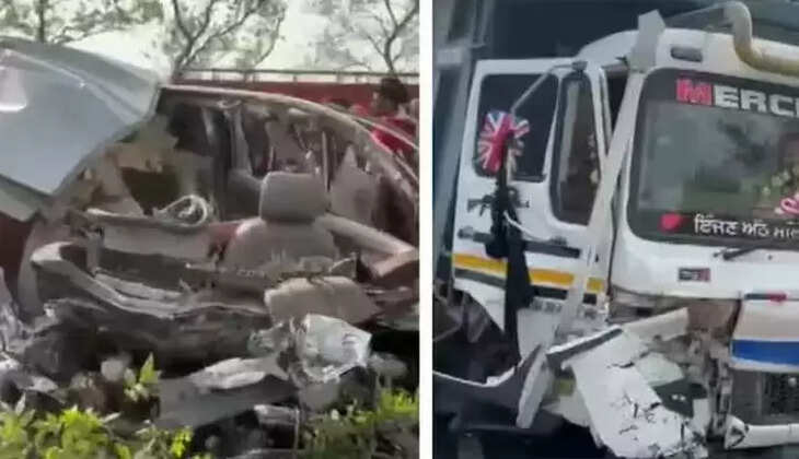 லாரி விபத்து