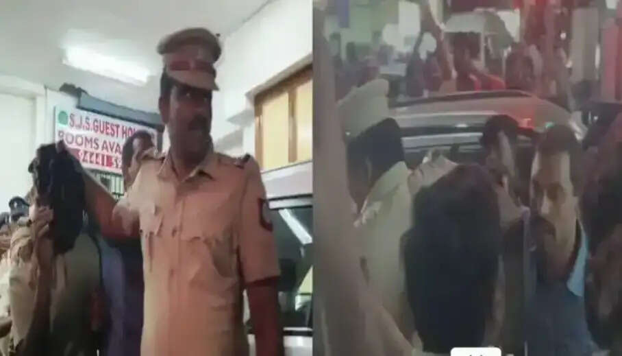 பாட்டில் வீச்சி தவெக