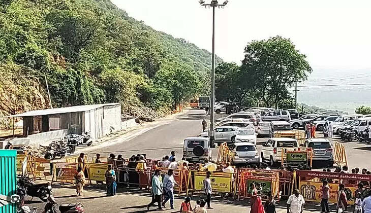 மருதமலை மலைப்பாதையில் வாகனங்கள் செல்ல தடை