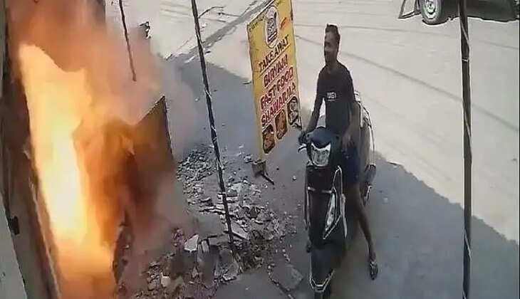 நெஞ்சை உறைய வைக்கும் வீடியோ... &nbsp;எரிவாயு நிரப்பும் நிலையத்தில் திடீர் தீவிபத்து.. சட்டவிரோதமாக நடத்தி வந்த கடை உரிமையாளர் படுகாயம்! &nbsp;