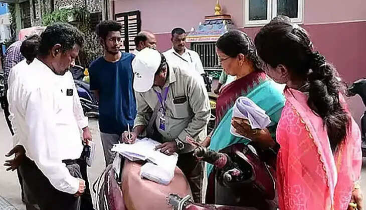 தேர்தல் பூத் ஸ்லிப் கணக்கெடுப்பு