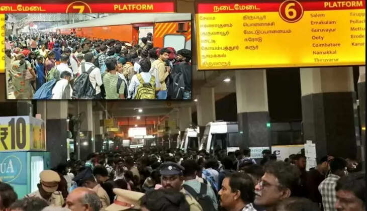 கிளாம்பாக்கம் பேருந்து நிலையம் மக்கள்