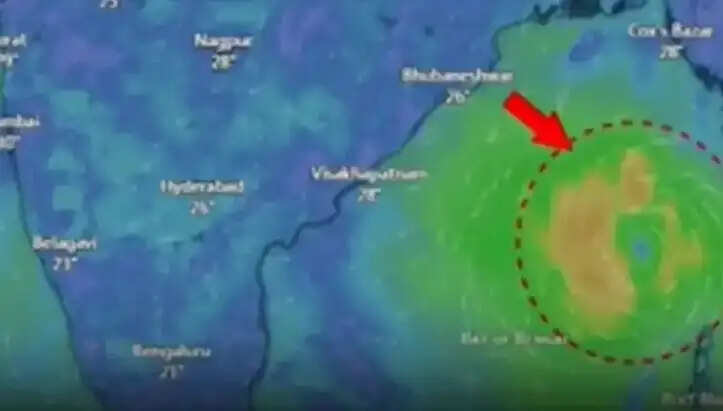 புயல் காற்றழுத்த தாழ்வு வங்கக்கடலில்