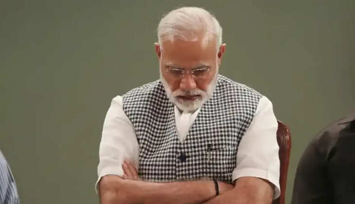 மோடி சோகம் மெளனம்