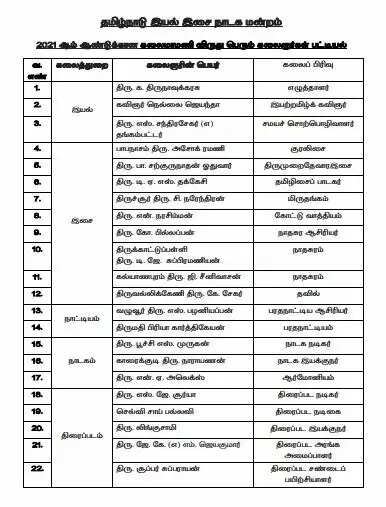 கலைமாமணி