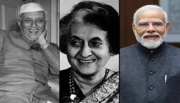 நேரு இந்திரா மோடி