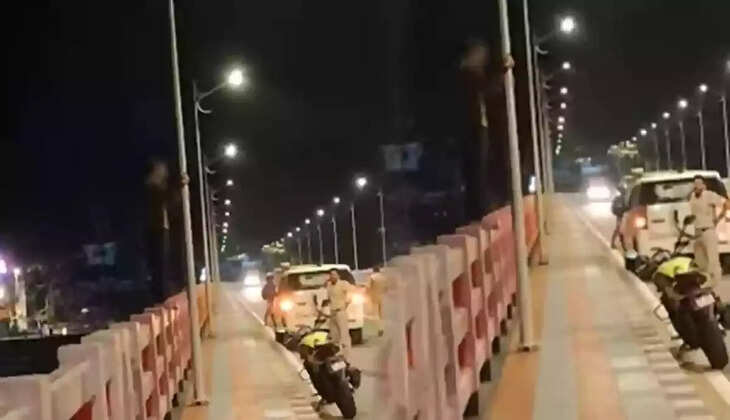 பகீர் வீடியோ... நான் பாலத்தின் மேல் நின்று தற்கொலை செய்யப் போவதாக இளைஞர் மிரட்டல்!&nbsp;