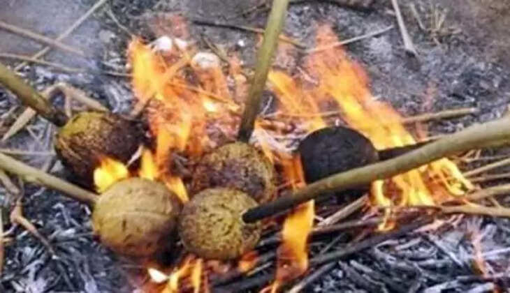 தேங்காய் சுடுவது