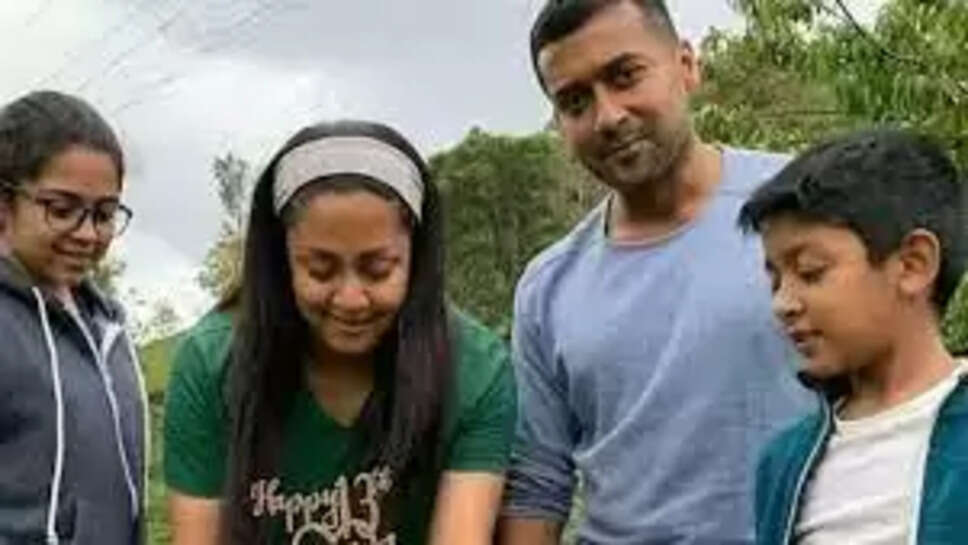 நடிகர் சூர்யா குடும்பம்