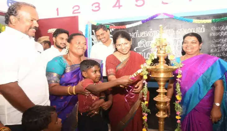  தூத்துக்குடியில் ரூ.99 இலட்சம் மதிப்பில் 7 புதிய திட்டப் பணிகள்... கனிமொழி எம்பி திறந்து வைத்தார்!