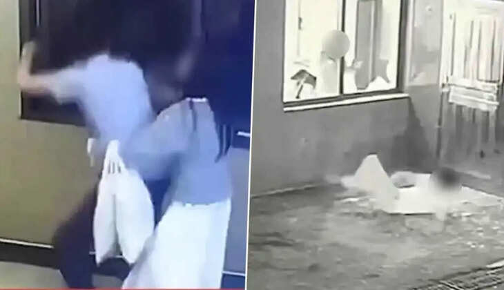 ஹோட்டல் ஜன்னல் கண்ணாடியை உடைத்து கீழே குதித்த காதலன்!