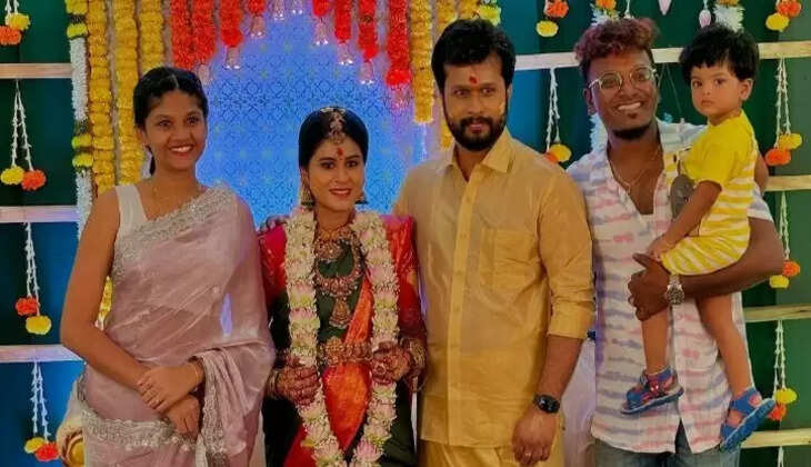 சின்னத்திரை நடிகை ரித்திகாவுக்கு வளைகாப்பு...  நேரில் குவிந்த பிரபலங்கள்!