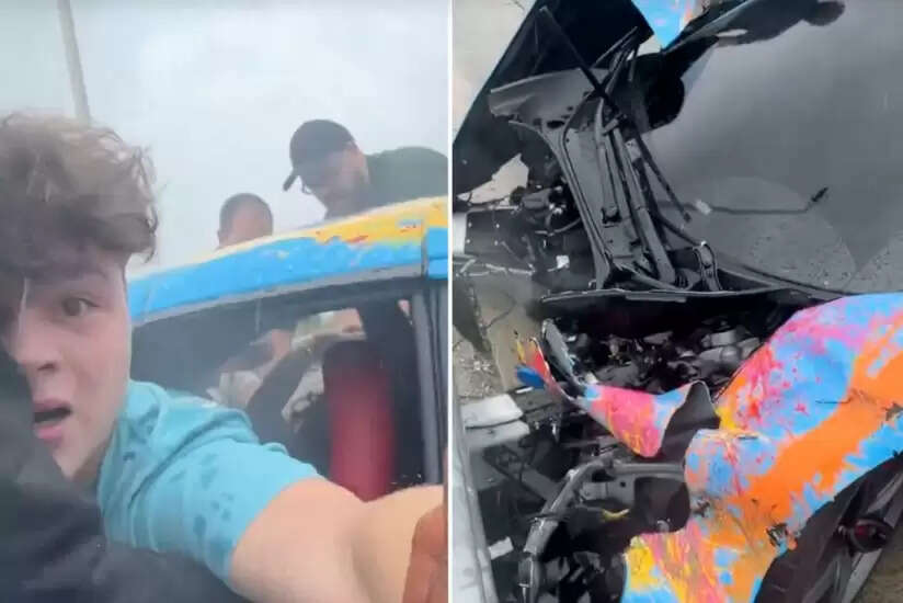 ரூ.1.7 கோடி மதிப்புள்ள கார் சுக்குநூறாய் நொறுங்கியது... யூ-ட்யூப் நேரலையில் விபரீதம்!